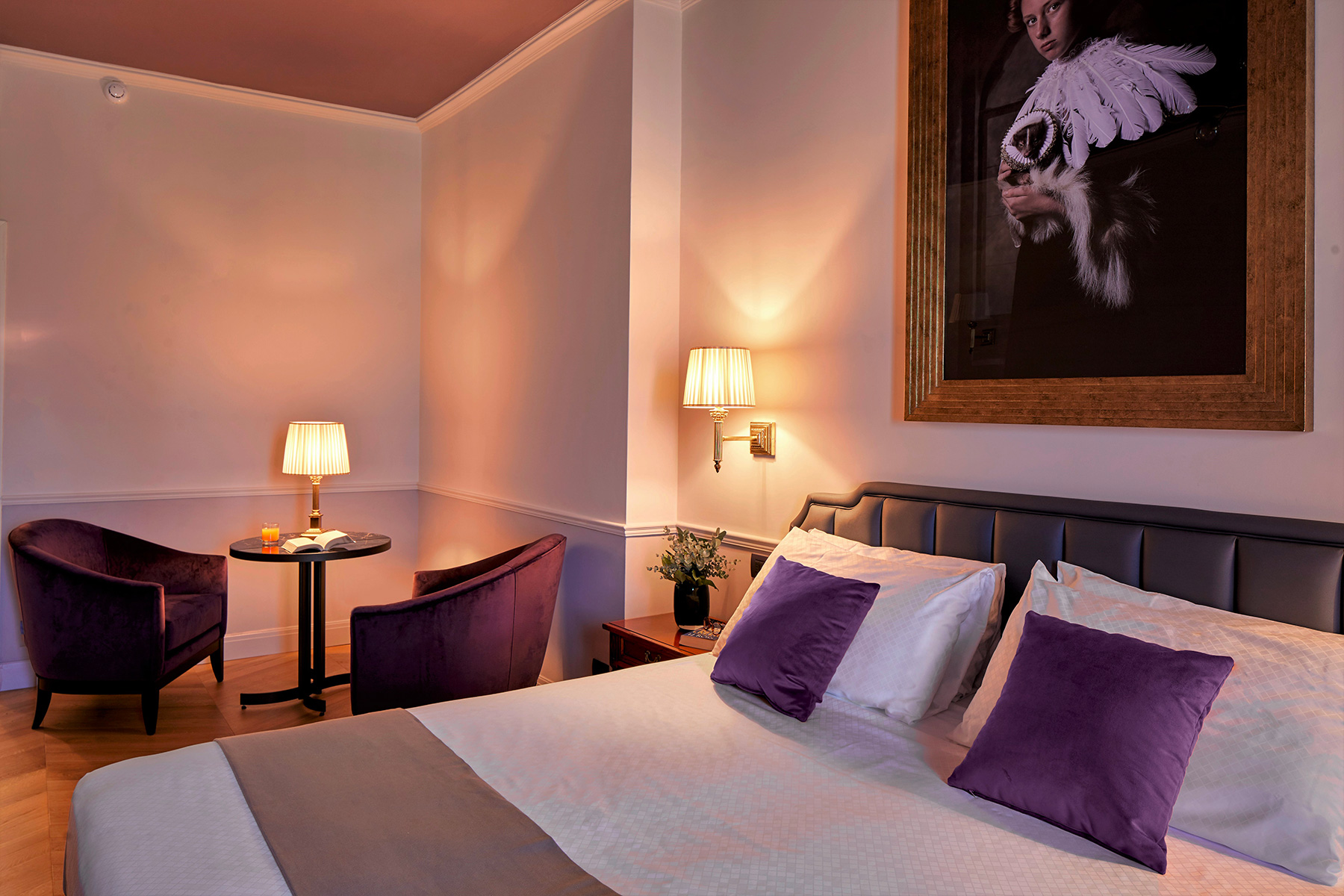 chambre avec vue latérale sur le lac